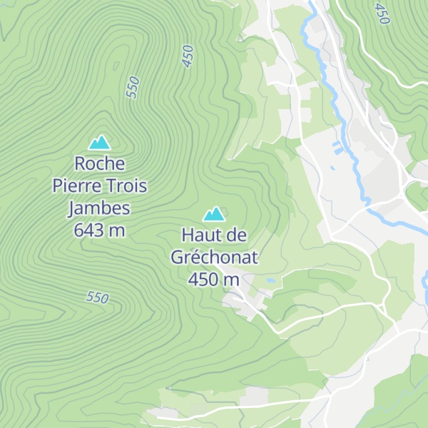 Map of Haut de Gréchonat