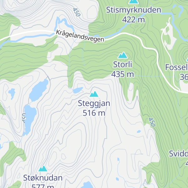 Map of Steggjan