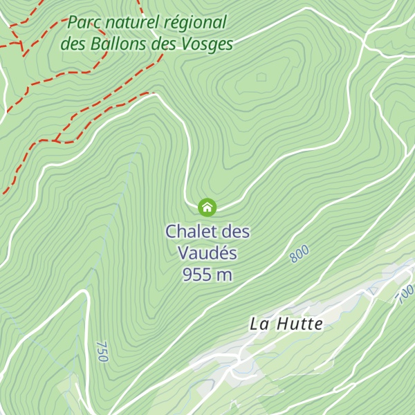 Map of Chalet des Vaudés