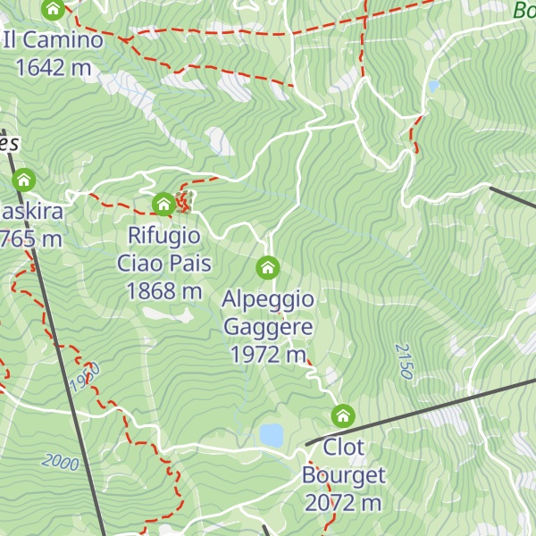 Map of Alpeggio Gaggere