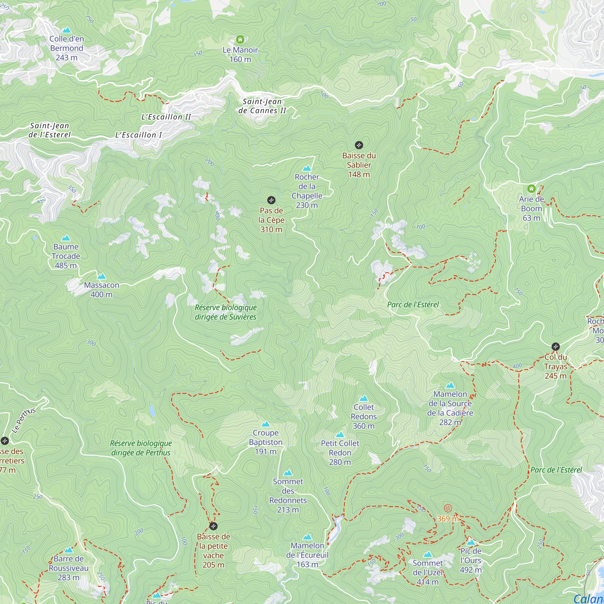 Maison Forestière des Trois Termes map