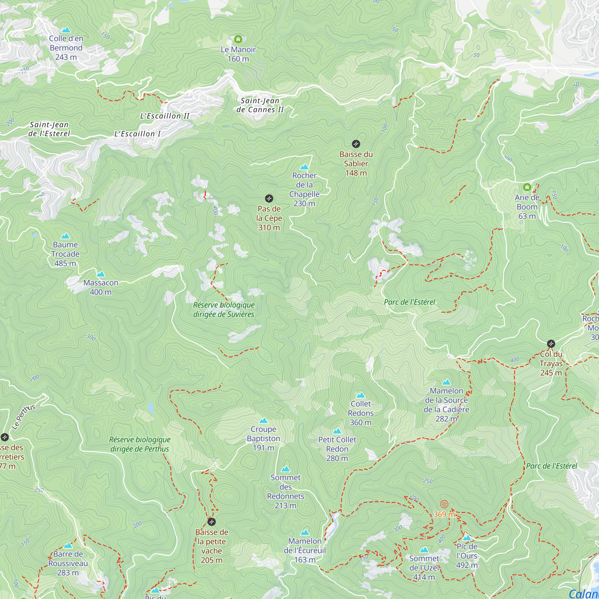 Maison Forestière des Trois Termes map