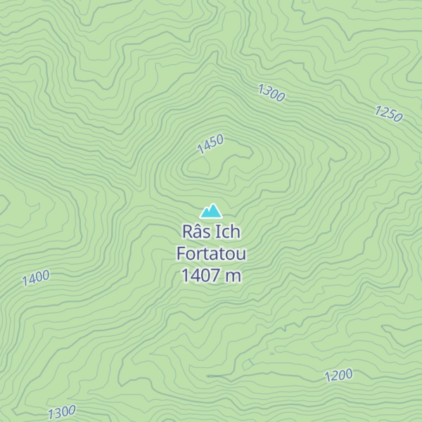 Map of Râs Ich Fortatou