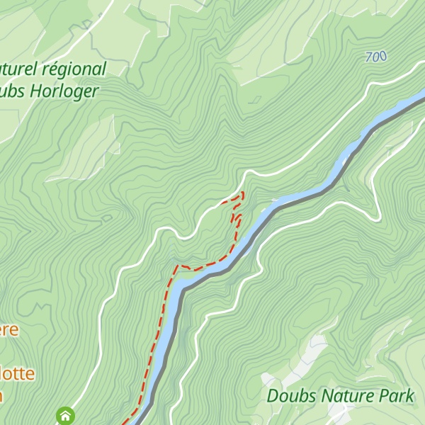 Map of La Charbonnière du Haut