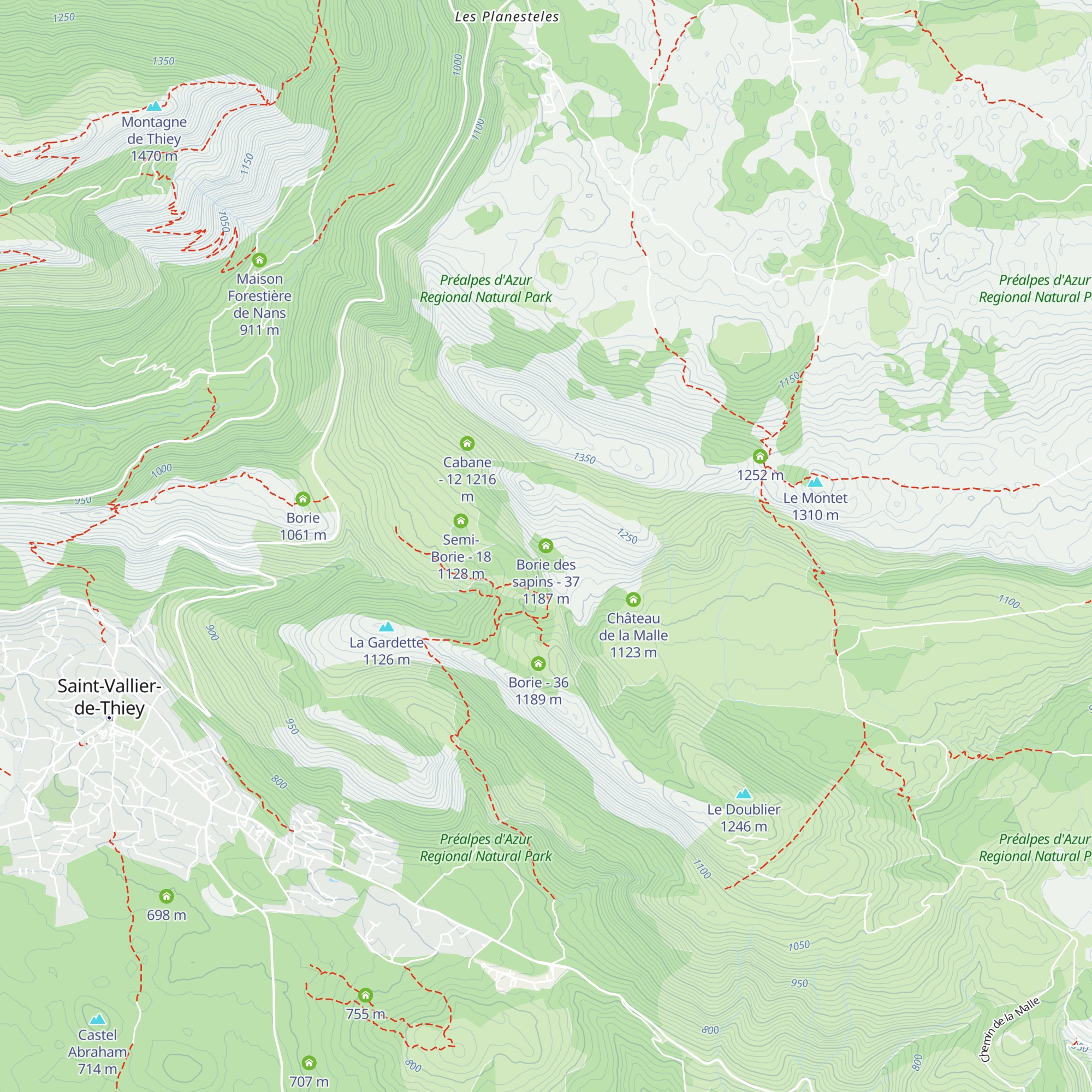 Borie des sapins - 37 map