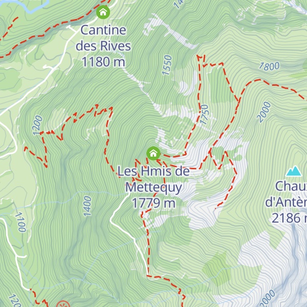 Map of Les Hmis de Mettequy