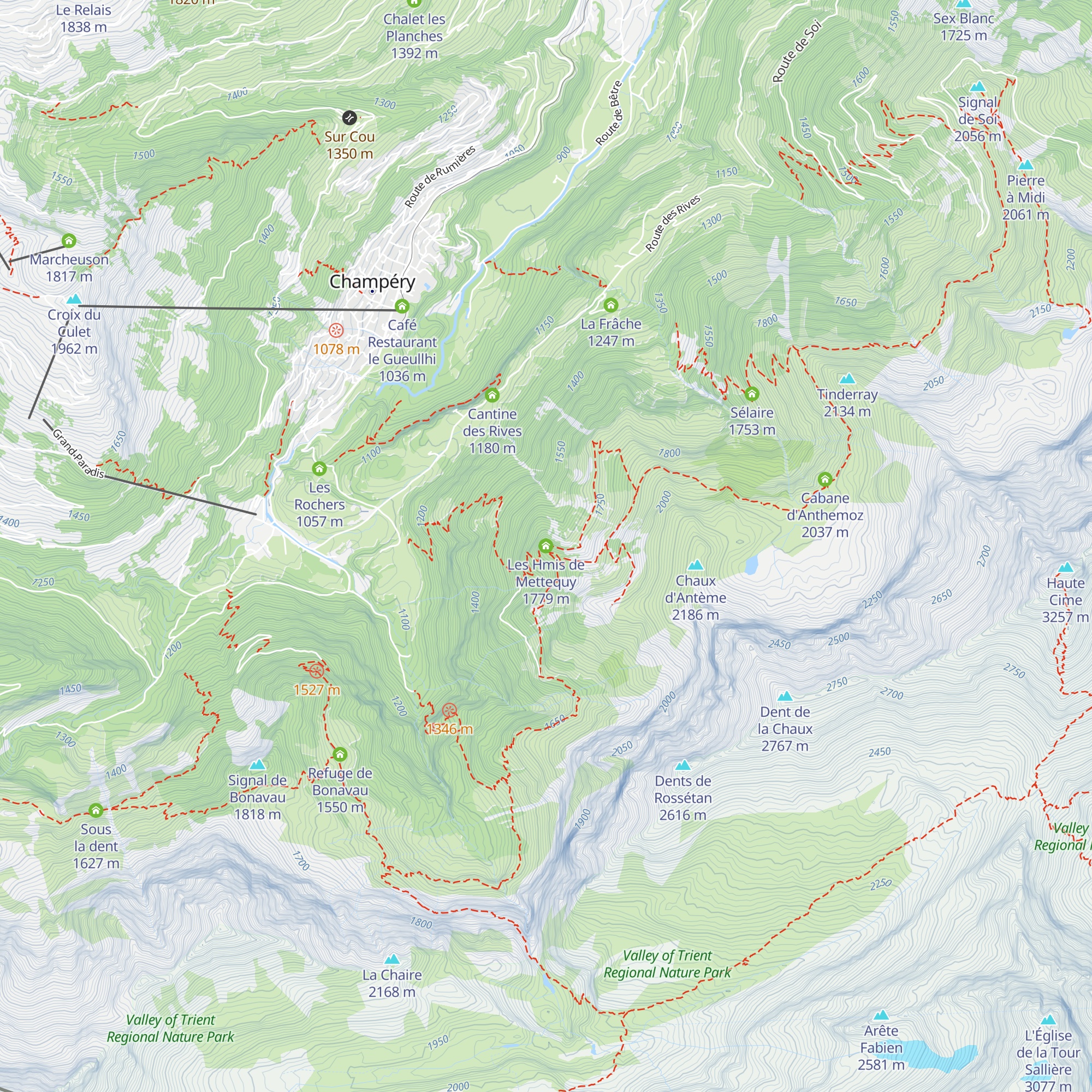 Les Hmis de Mettequy map