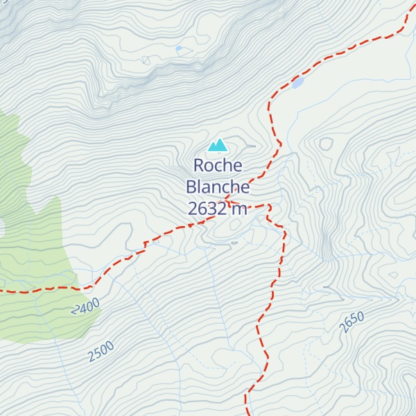 Map of Refuge de la Leisse