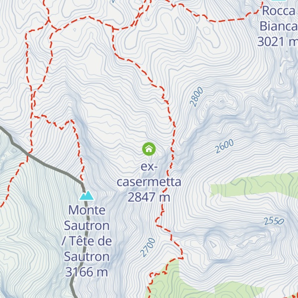 Map of ex-casermetta