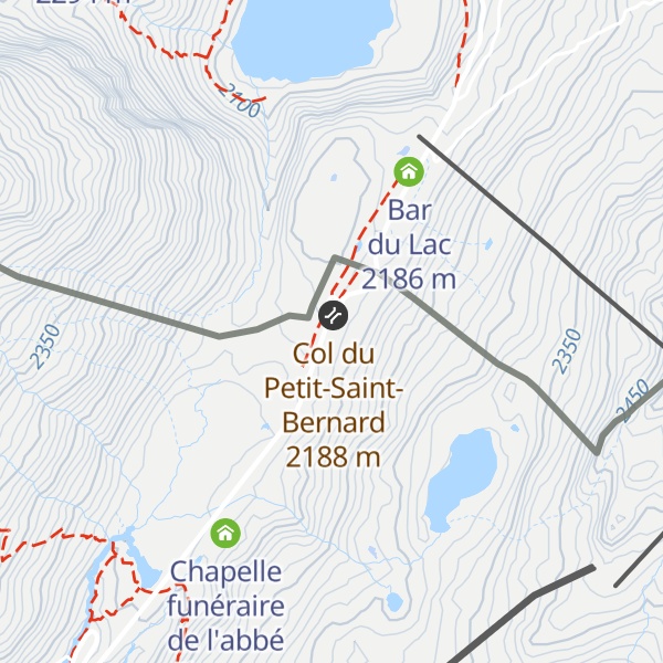 Map of Bar Restaurant du Lancebranlette