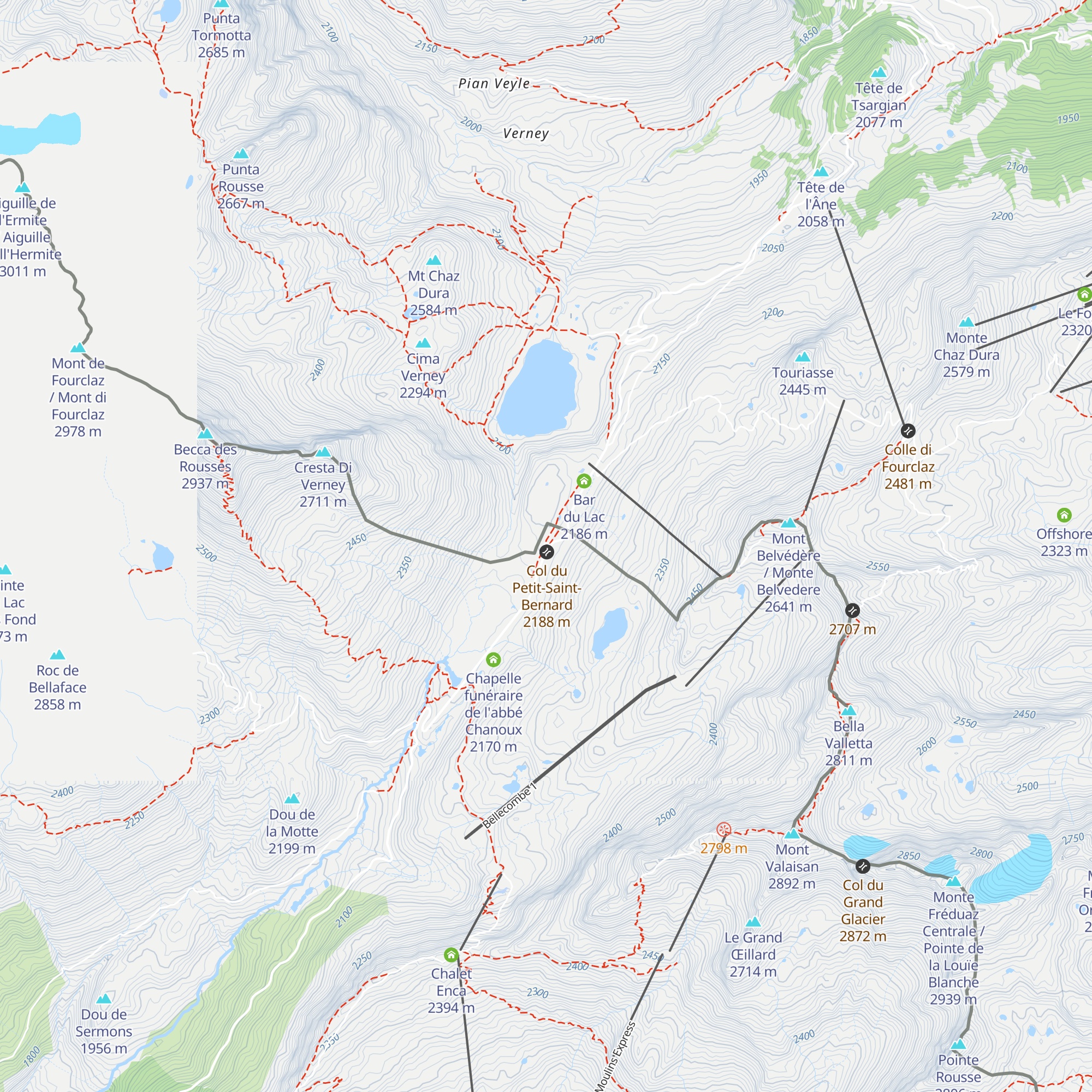 Ancienne douane map