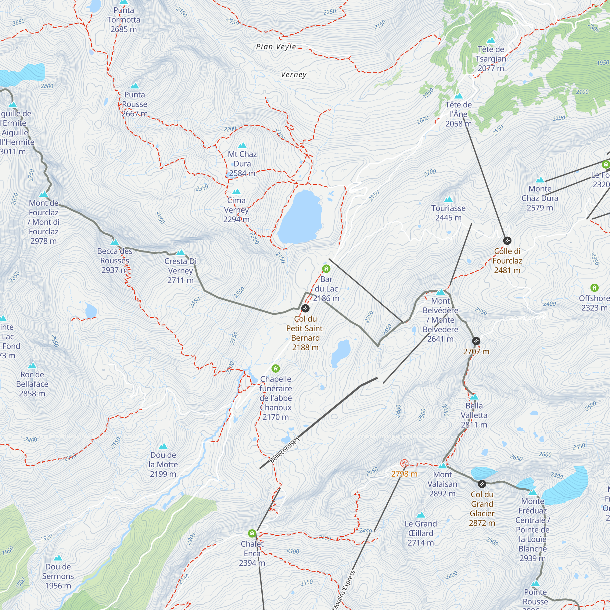 Ancienne douane map