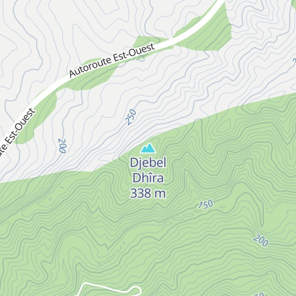 Map of Djebel Dhîra