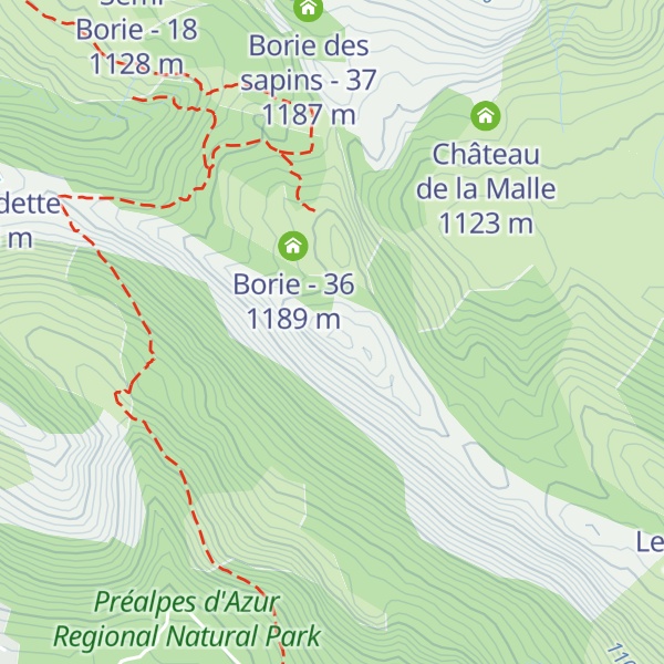 Map of La Colle