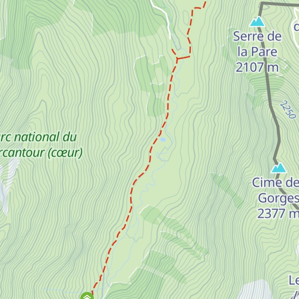 Map of Cabane Tardieu