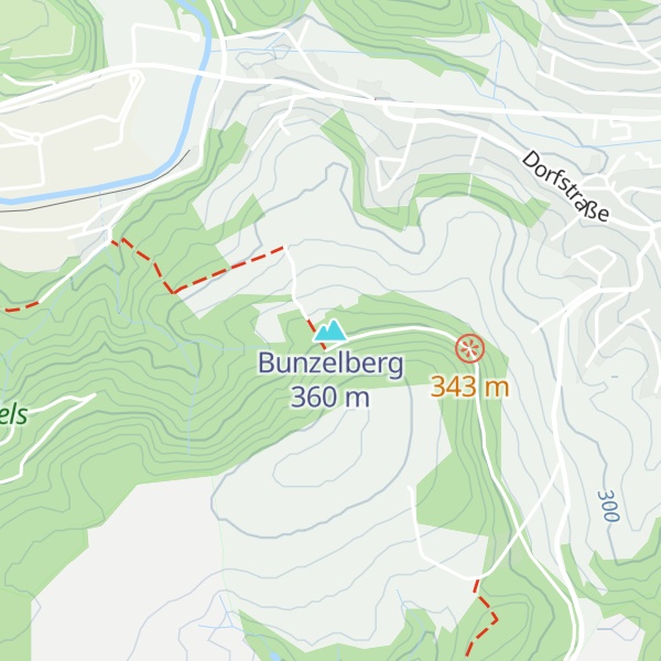 Map of Bunzelberg