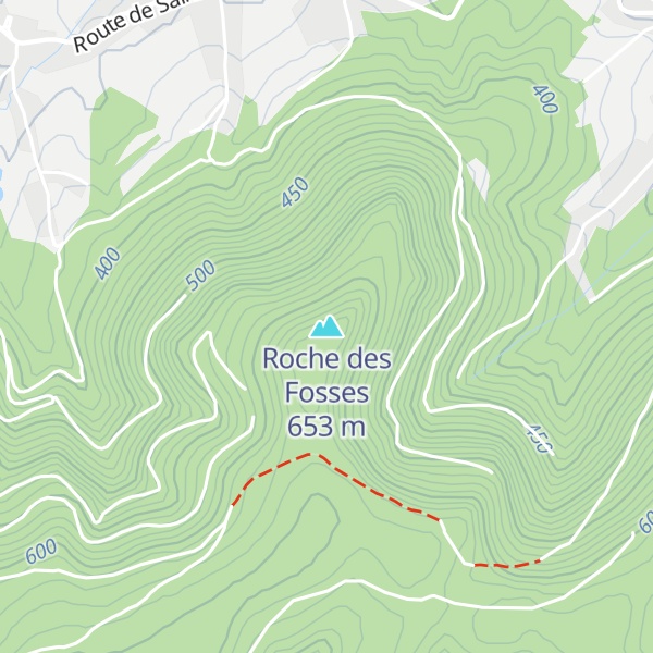 Map of Roche des Fosses