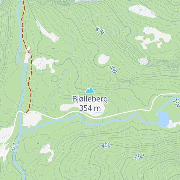 Map of Bjølleberg