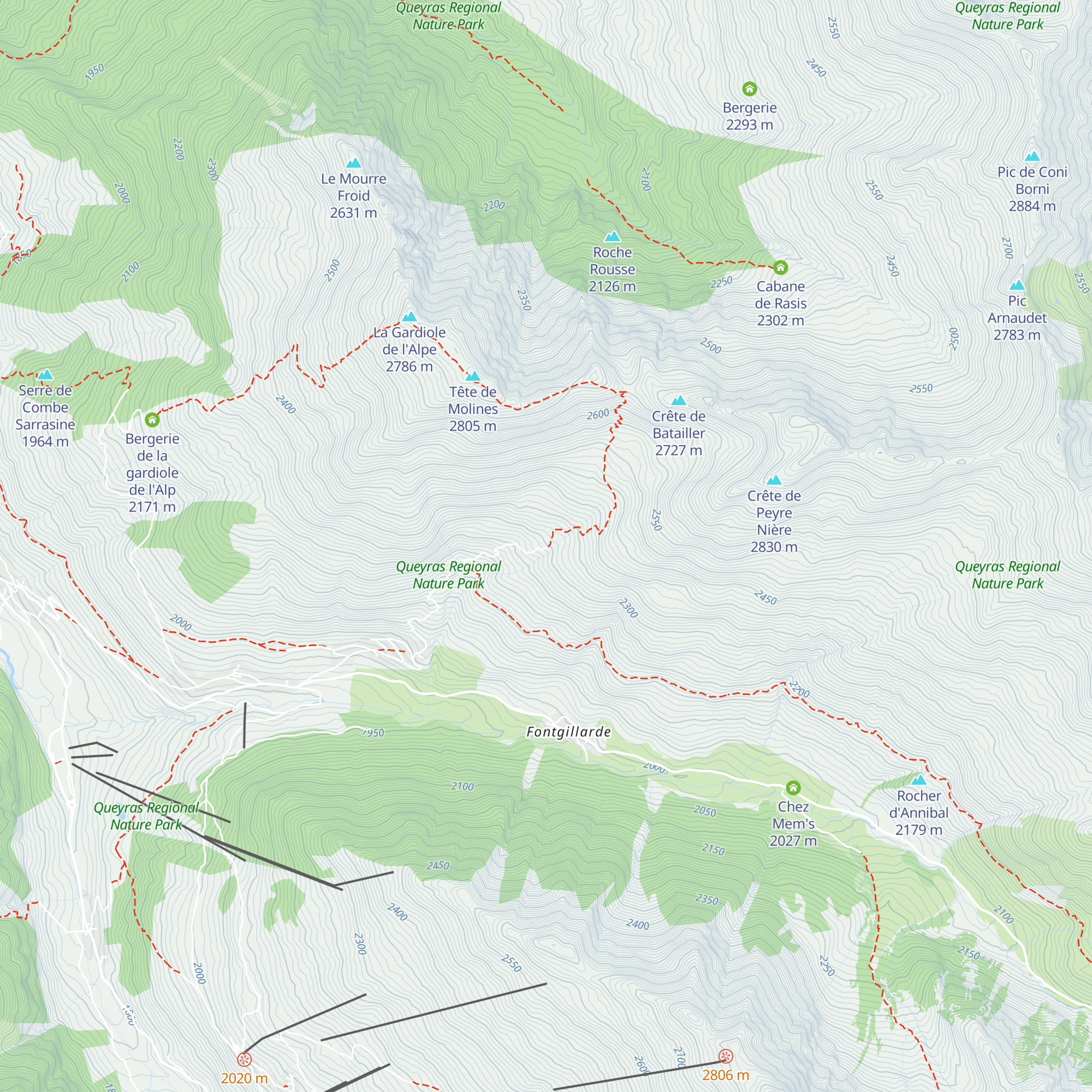 Bergerie du Clos du Loup map