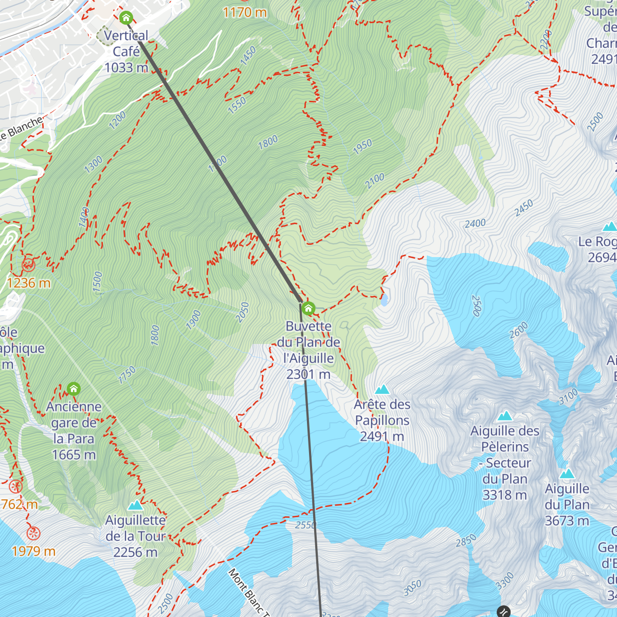 Buvette du Plan de l'Aiguille map