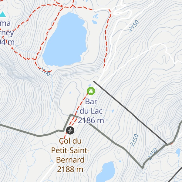 Map of Bar du Lac