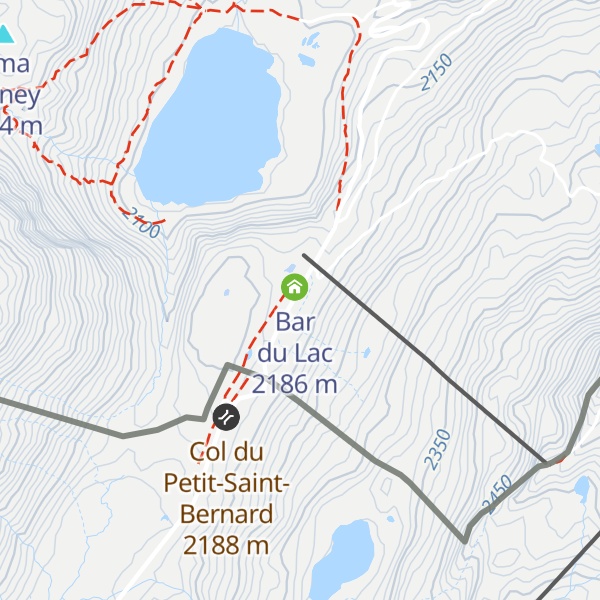Map of Bar S. Bernardo
