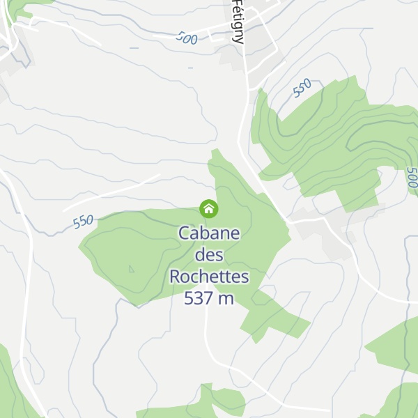 Map of Cabane des Rochettes