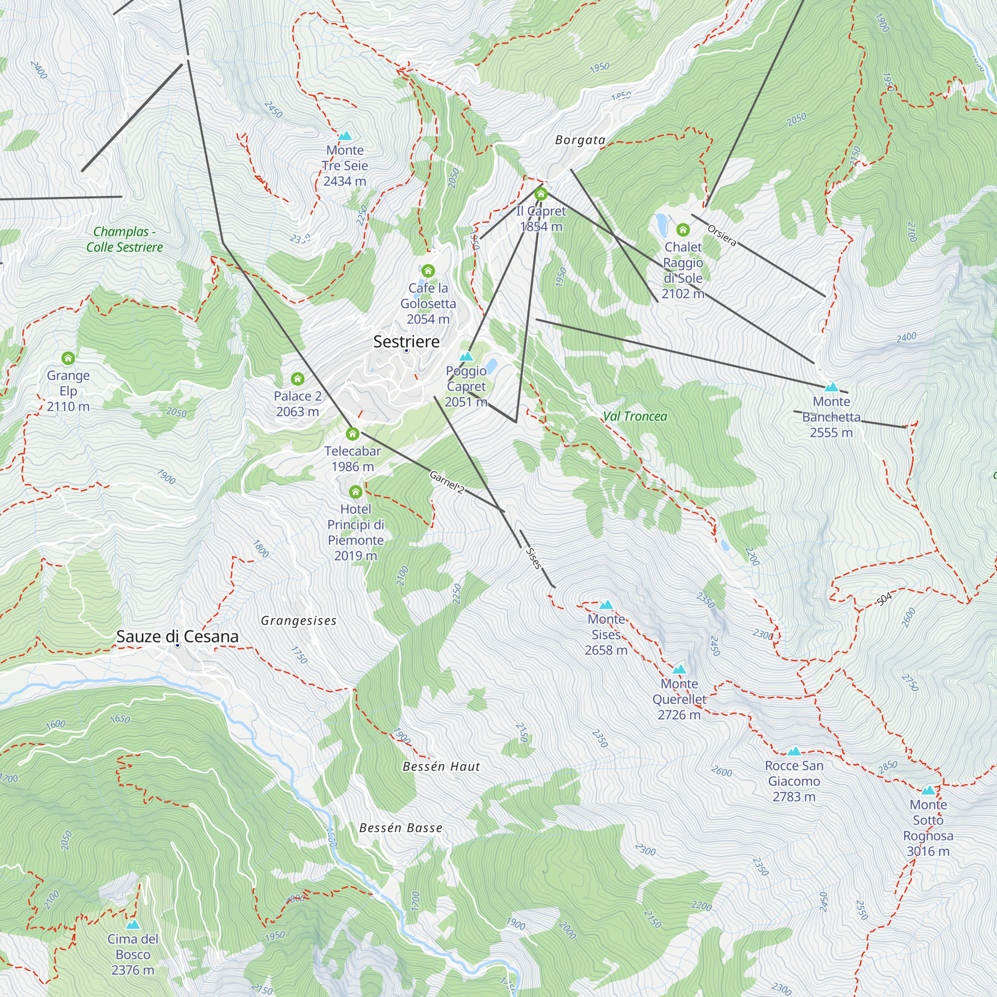 Bar Ristorante Alpette map