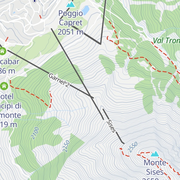 Map of Bar Ristorante Alpette