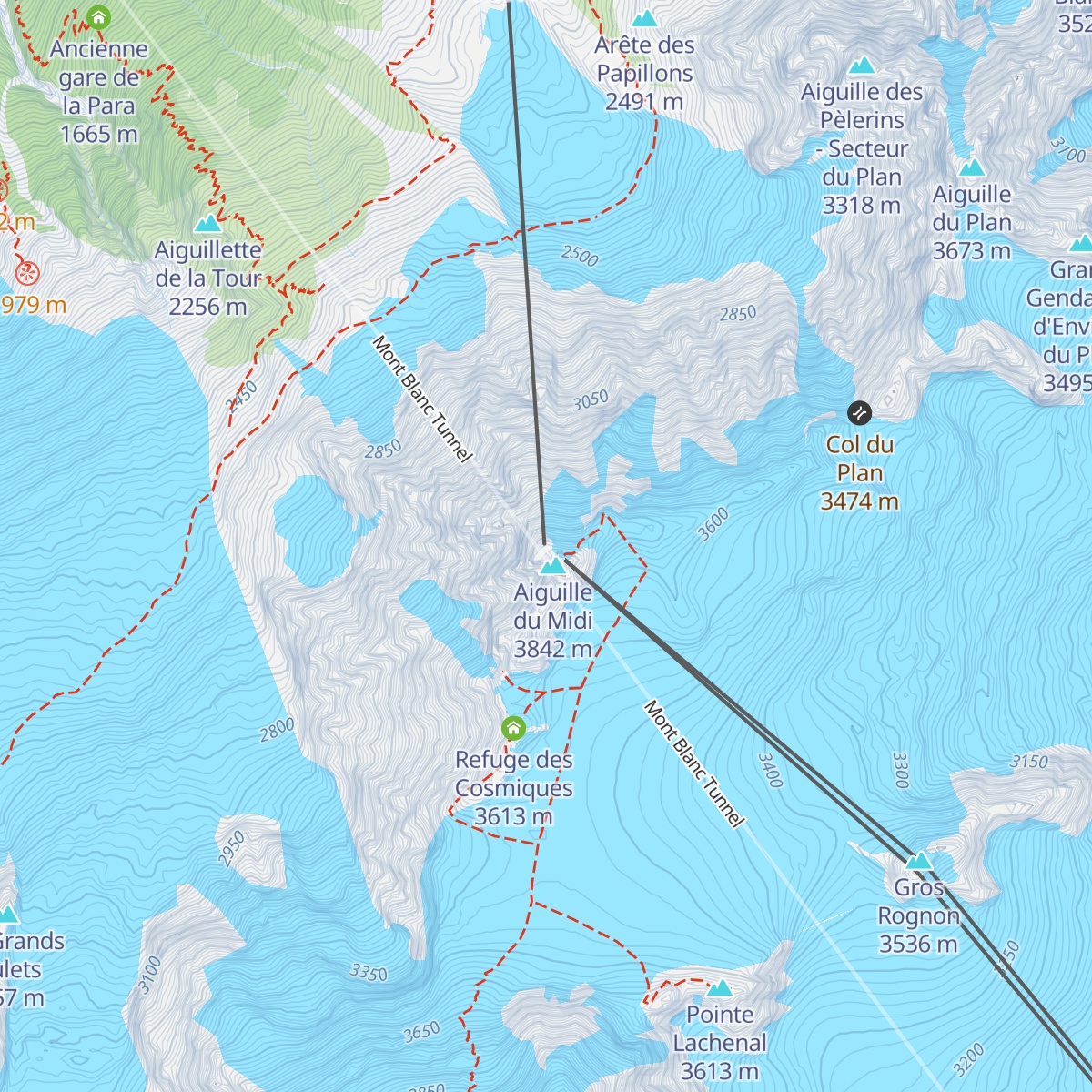 Le 3842 map