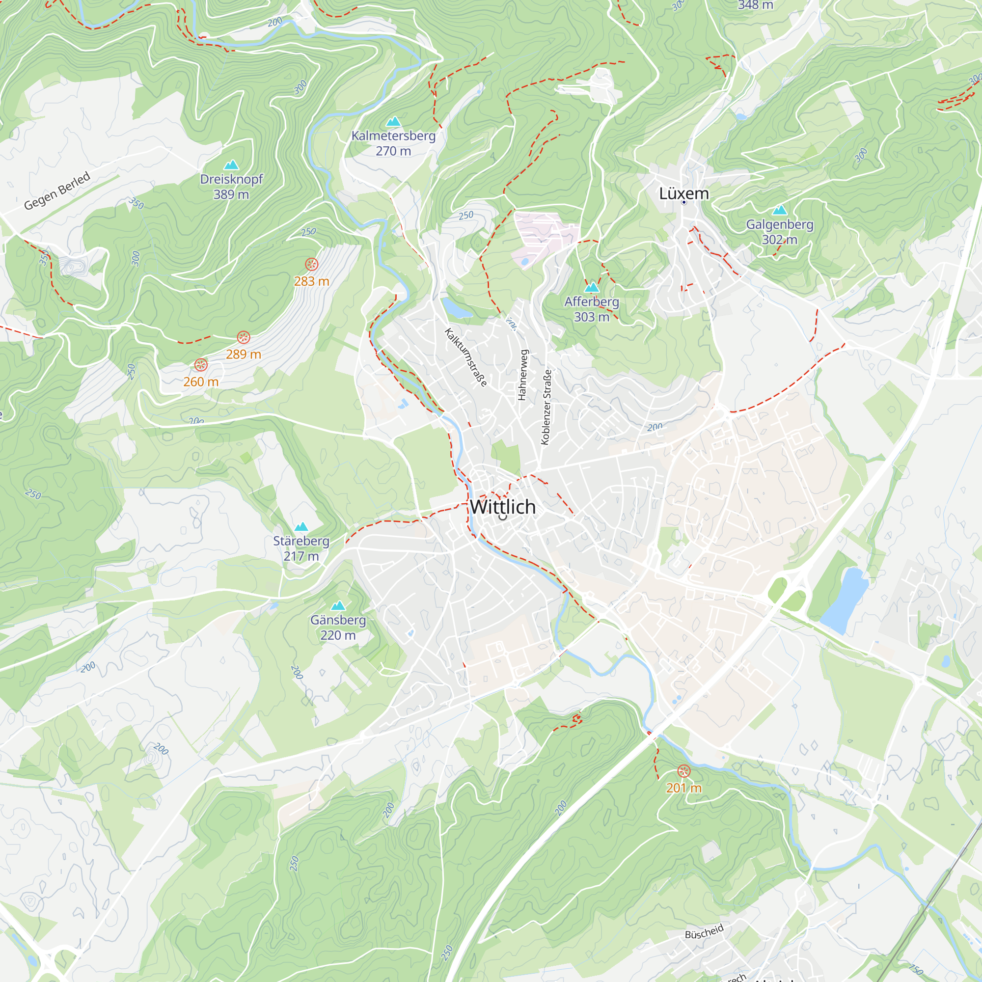 Touristeninformation Wittlich map