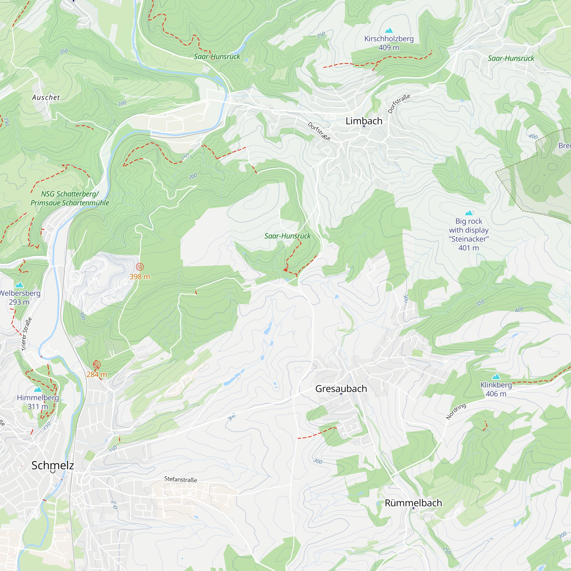 Nordic-walking-Hütte map