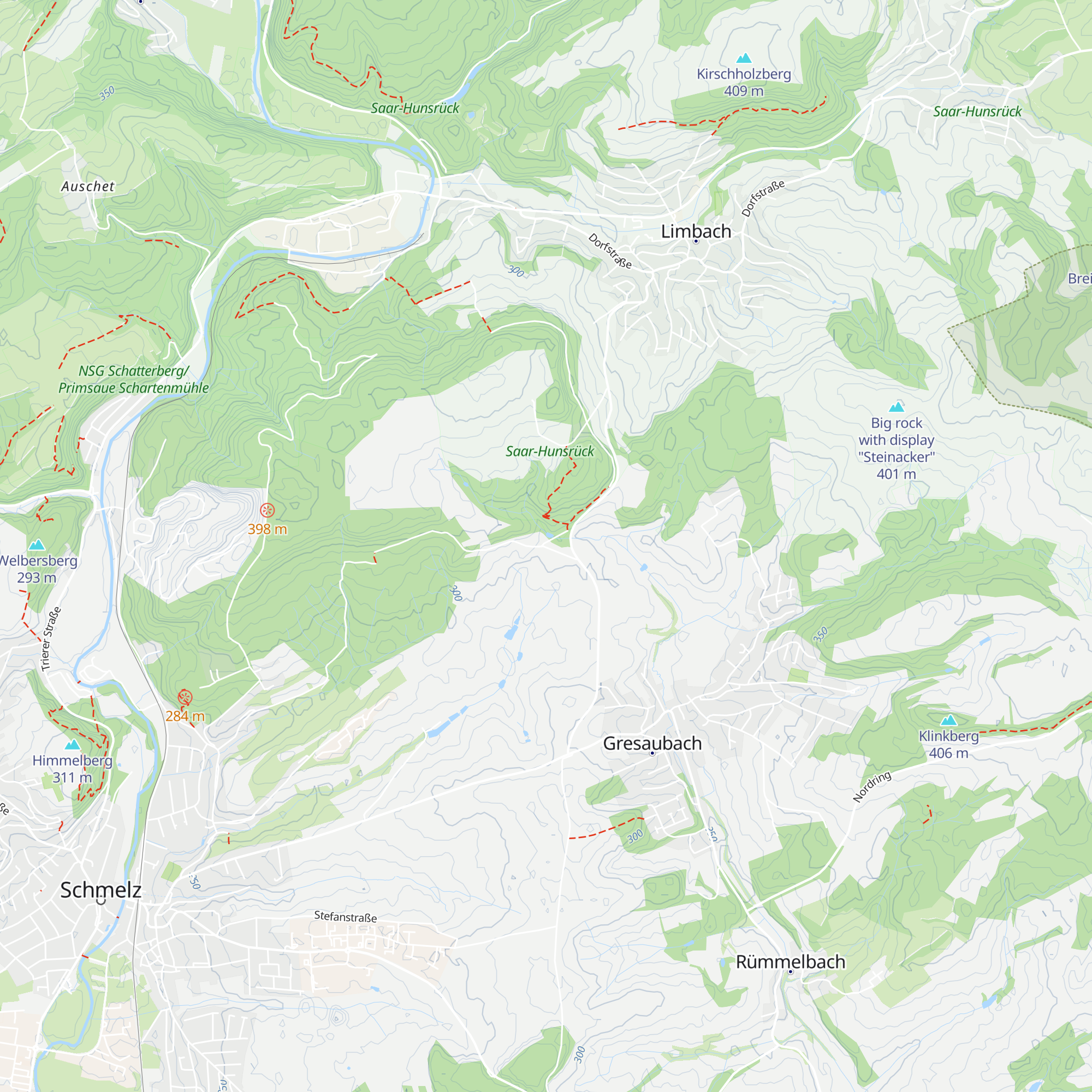 Nordic-walking-Hütte map