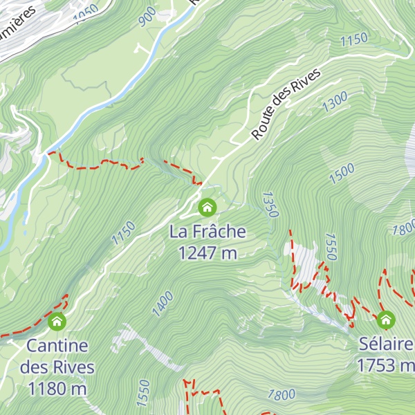 Map of La Frâche