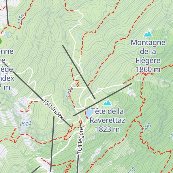 Map of La Chavanne