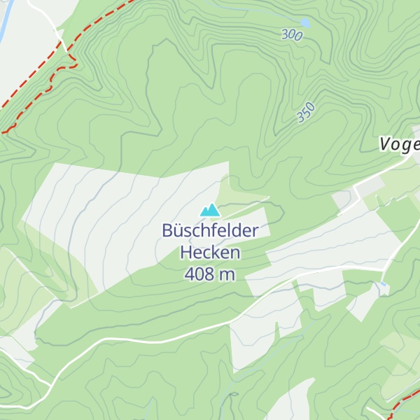 Map of Büschfelder Hecken