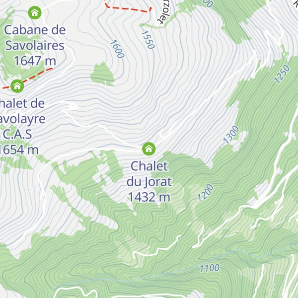 Map of Chalet du Jorat