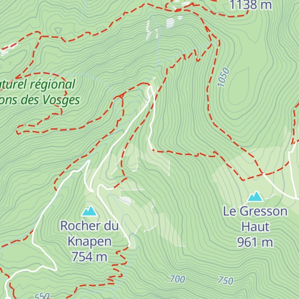 Map of Refuge Issenbach