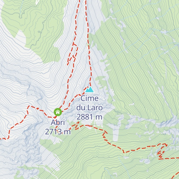 Map of Cime du Laro