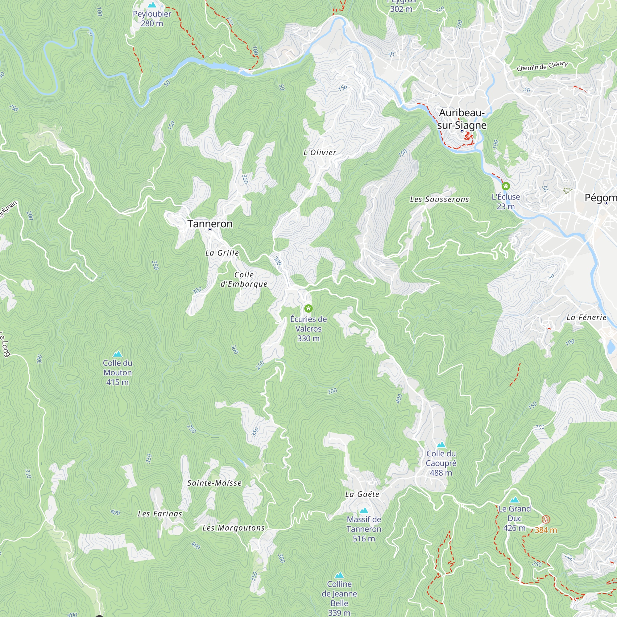 Écuries de Valcros map