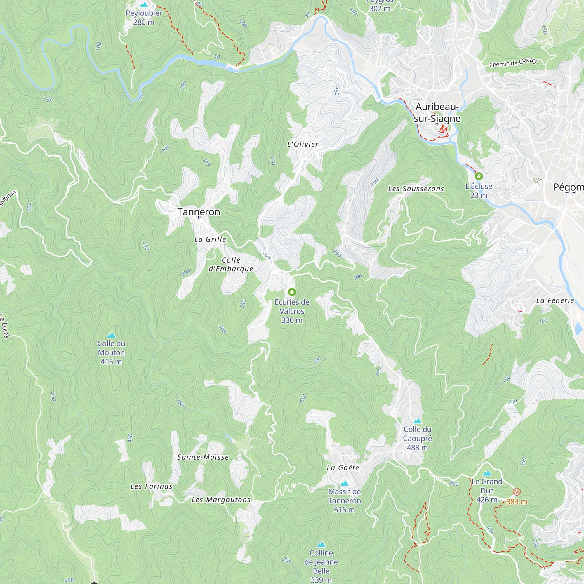 Écuries de Valcros map