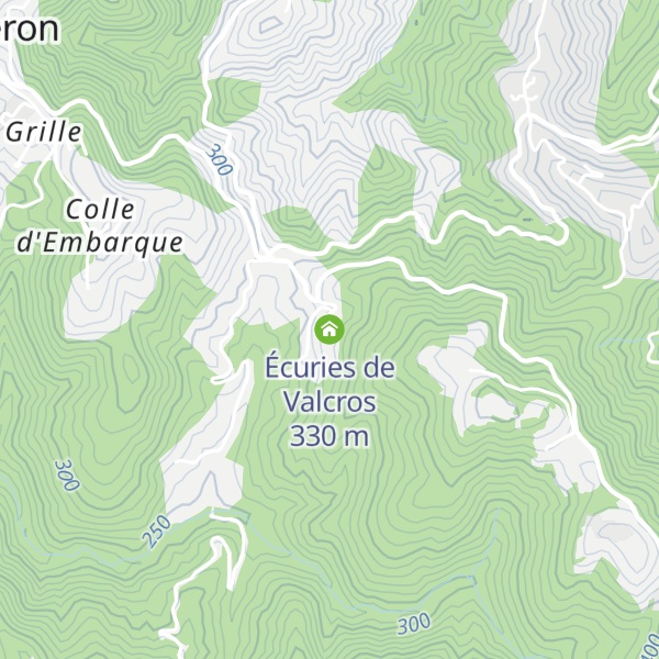Map of Écuries de Valcros