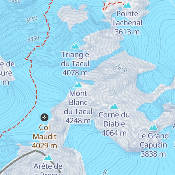 Map of L'Isolée