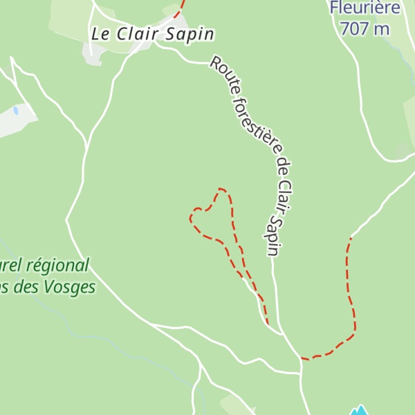 Map of Tête de Nayemont