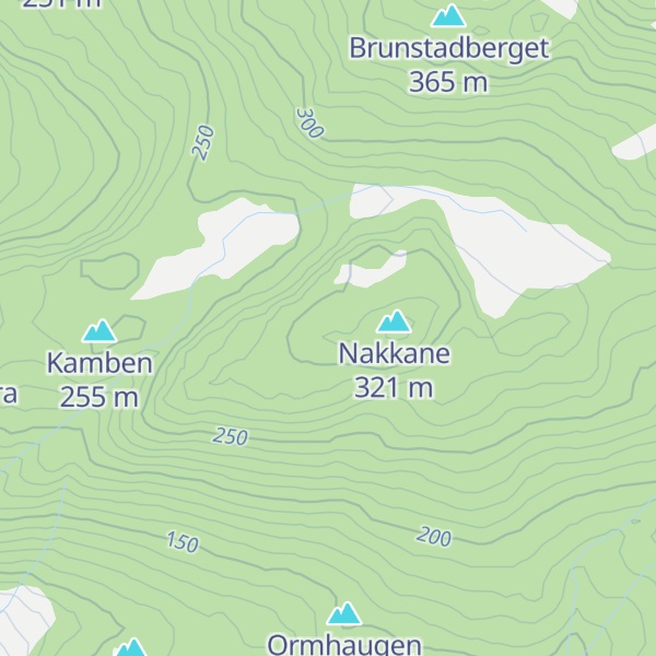 Map of Vestreberget