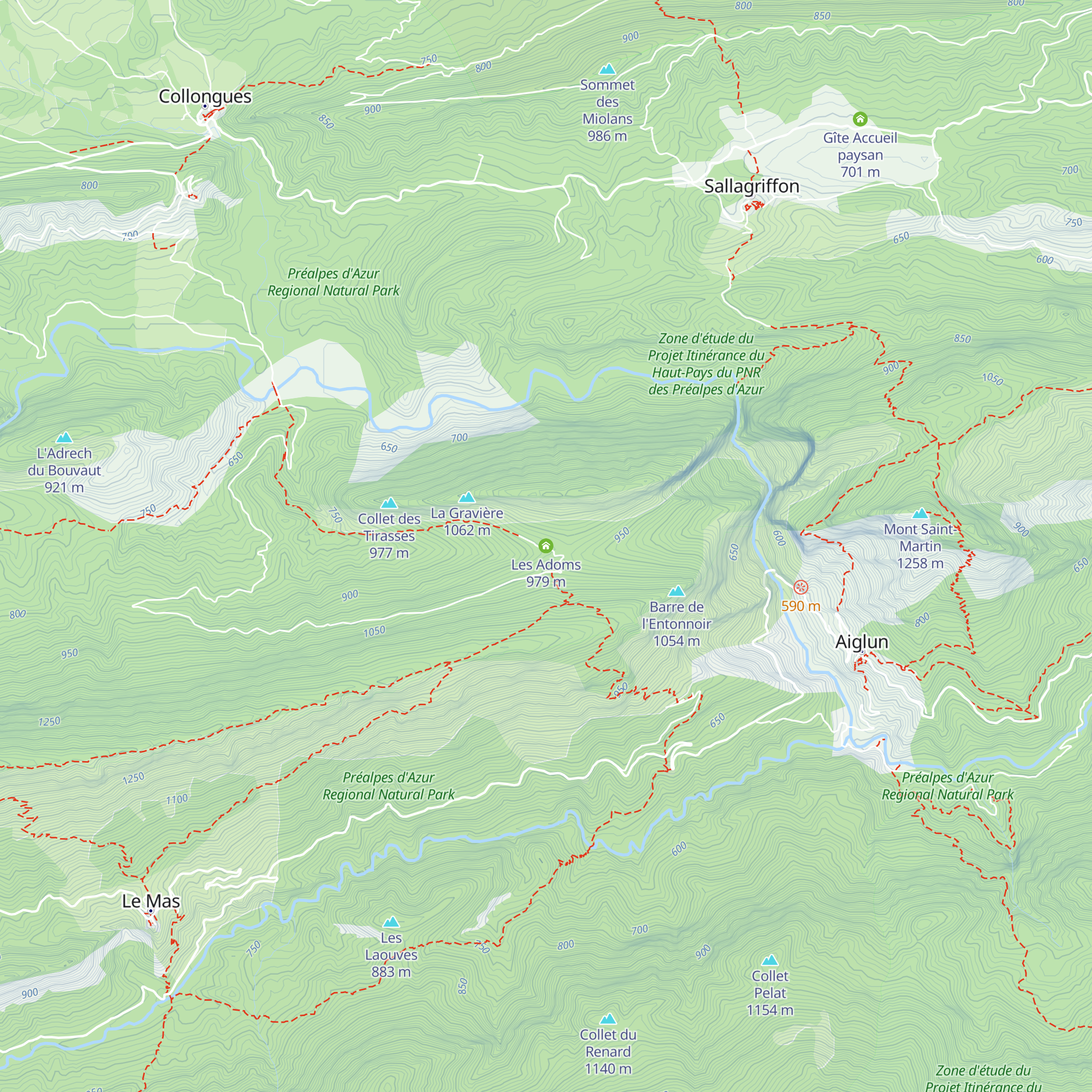 Les Adoms map