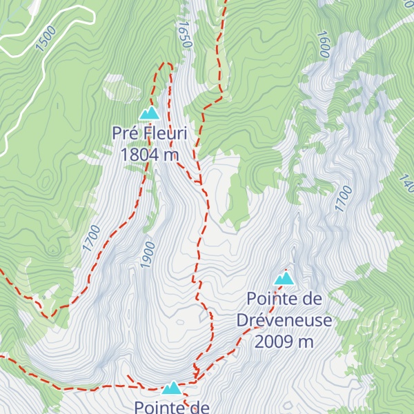 Map of Refuge de Charlet