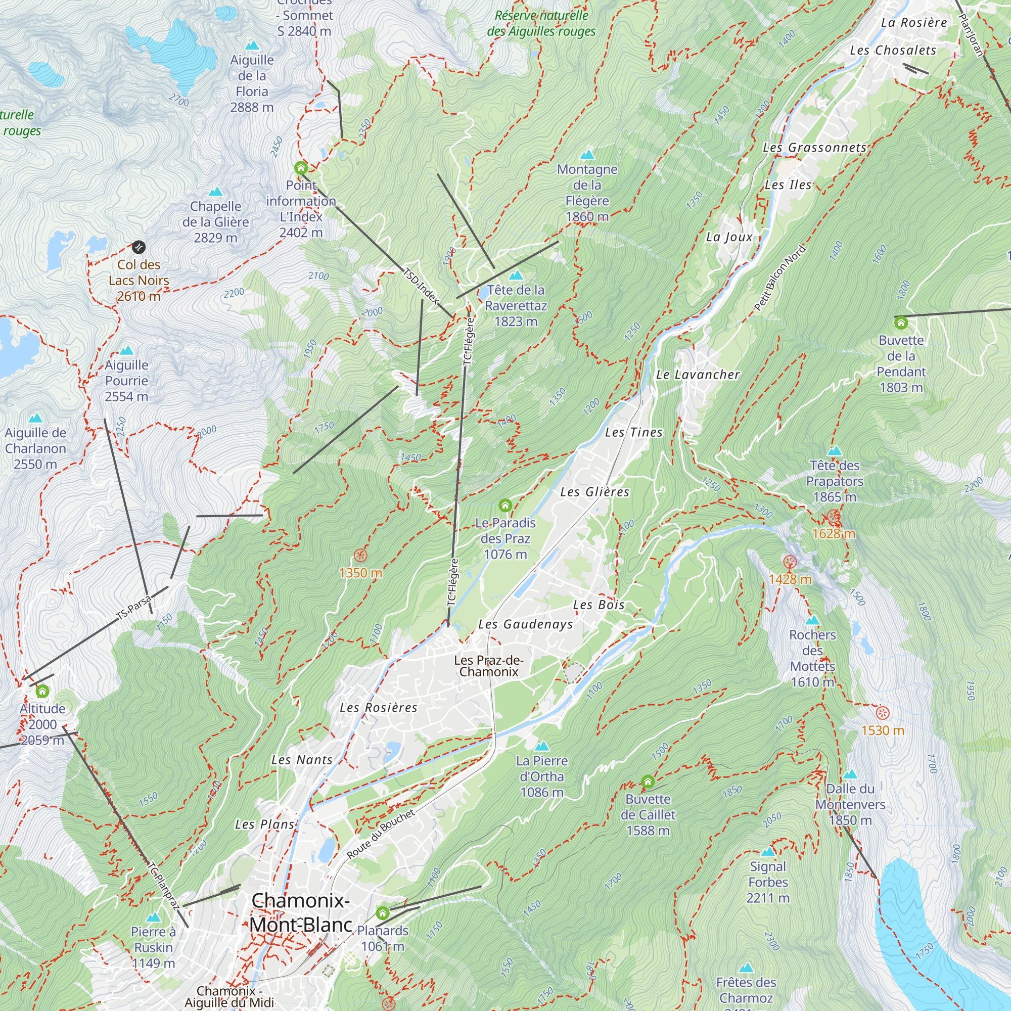 Le Paradis des Praz map