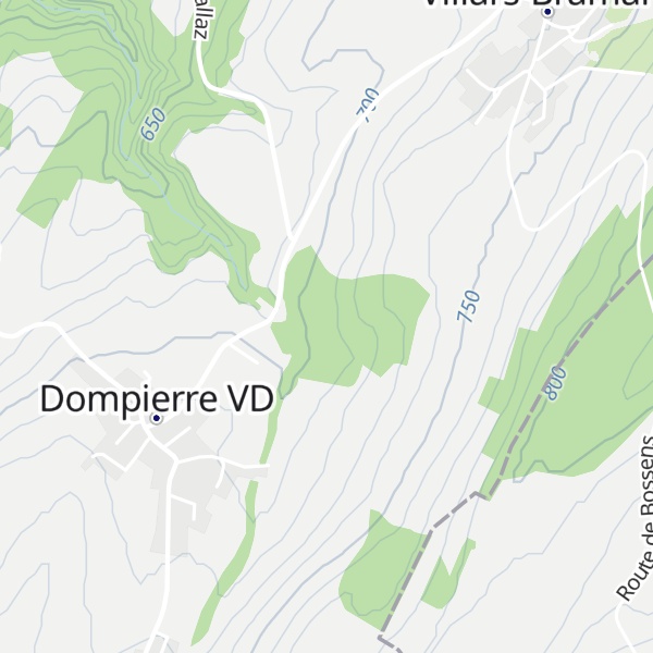 Map of Refuge de Dompierre