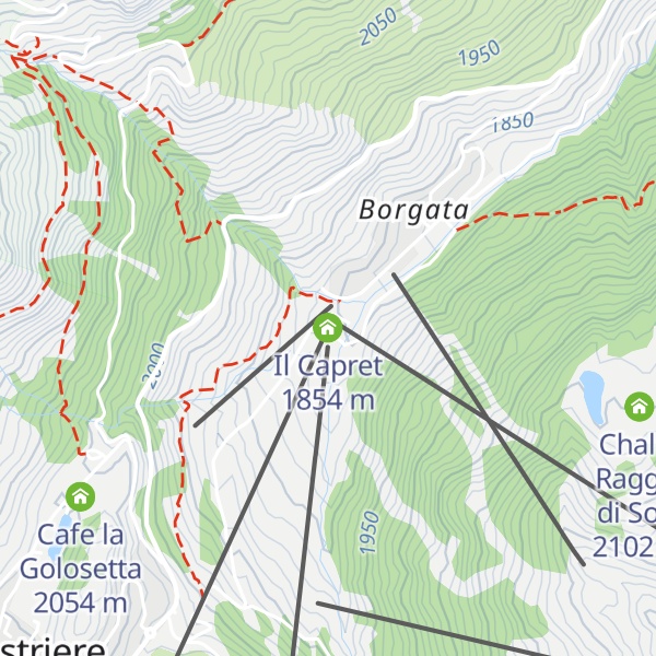Map of Il Capret